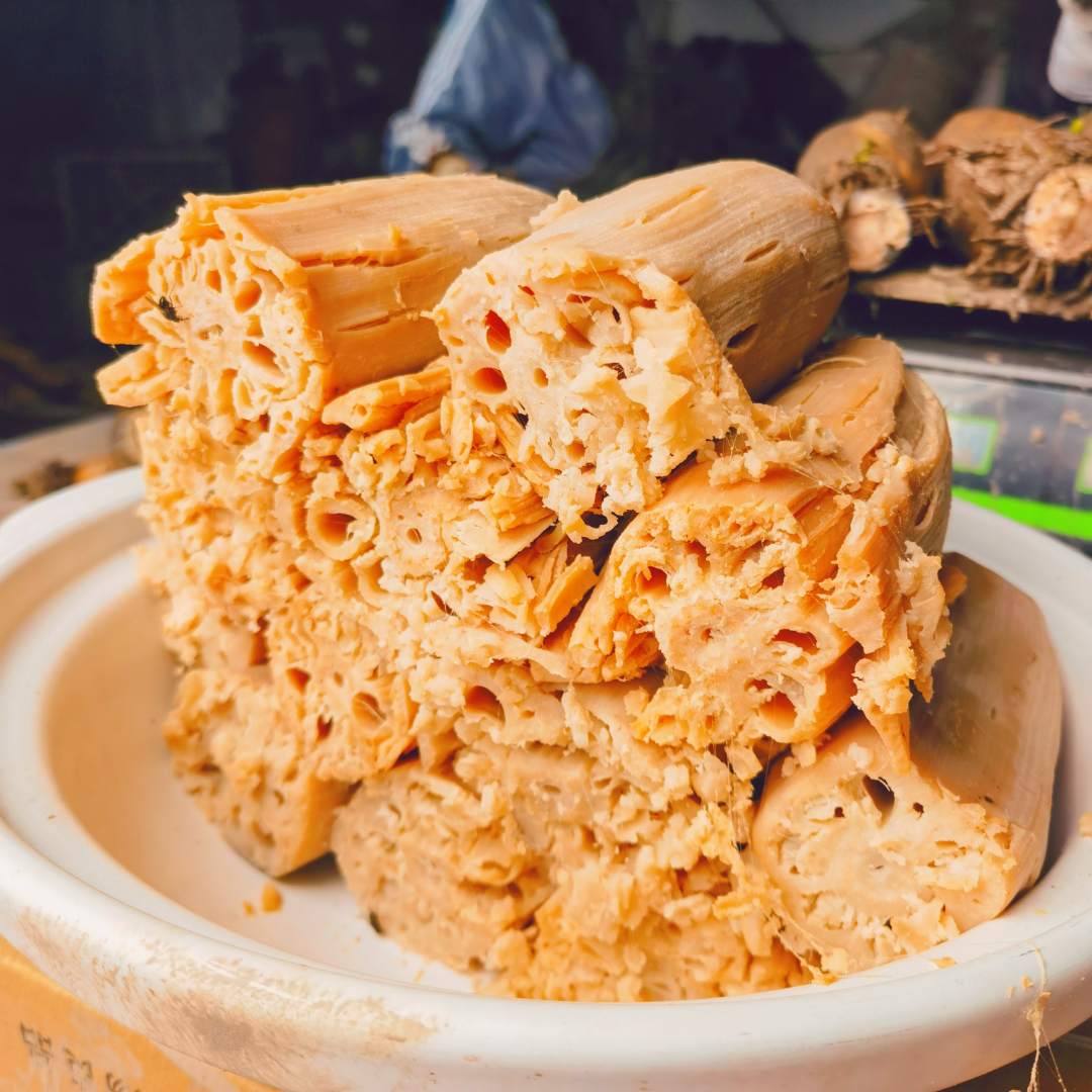 洪湖莲藕煲汤粉藕带泥发货新鲜莲藕