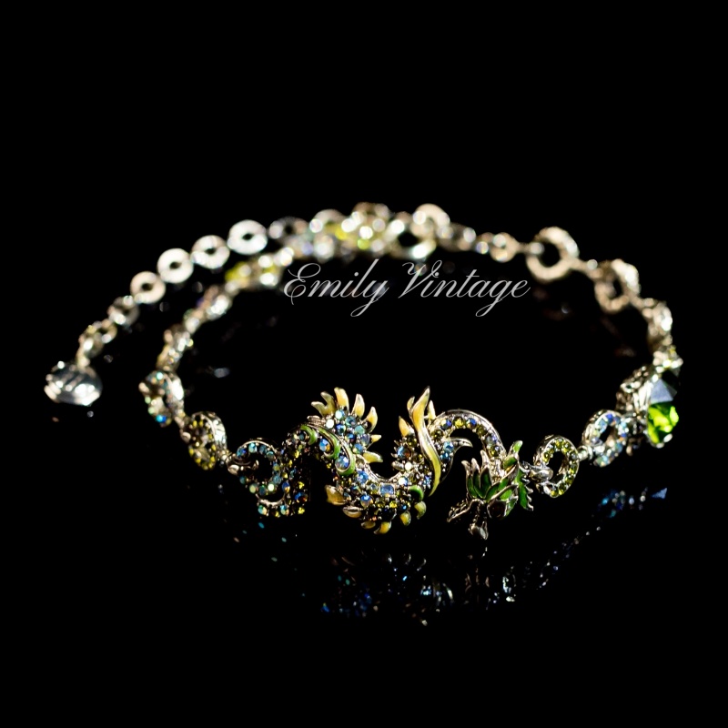 铜合金仿水晶手链  【2331】Emily Vintage珍藏款