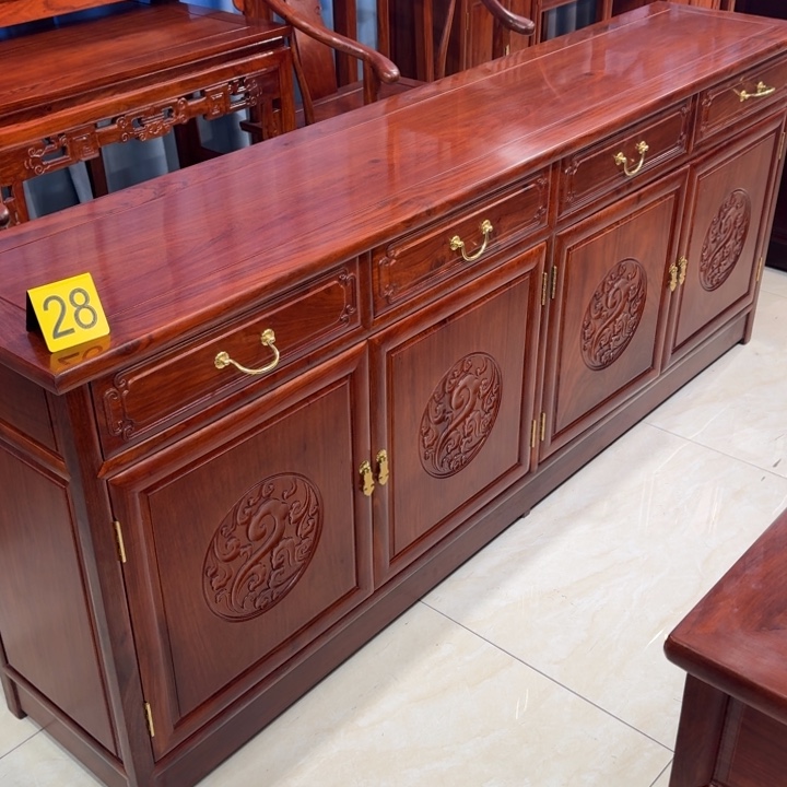 花梨木类柜类家具用****1刺猬餐边柜198.40.80祥云