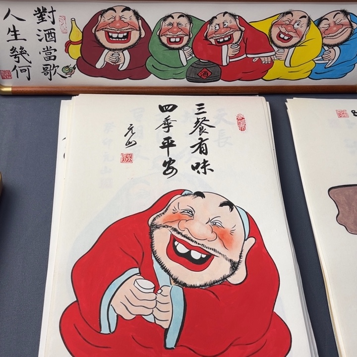 国画纯手绘禅意画作品