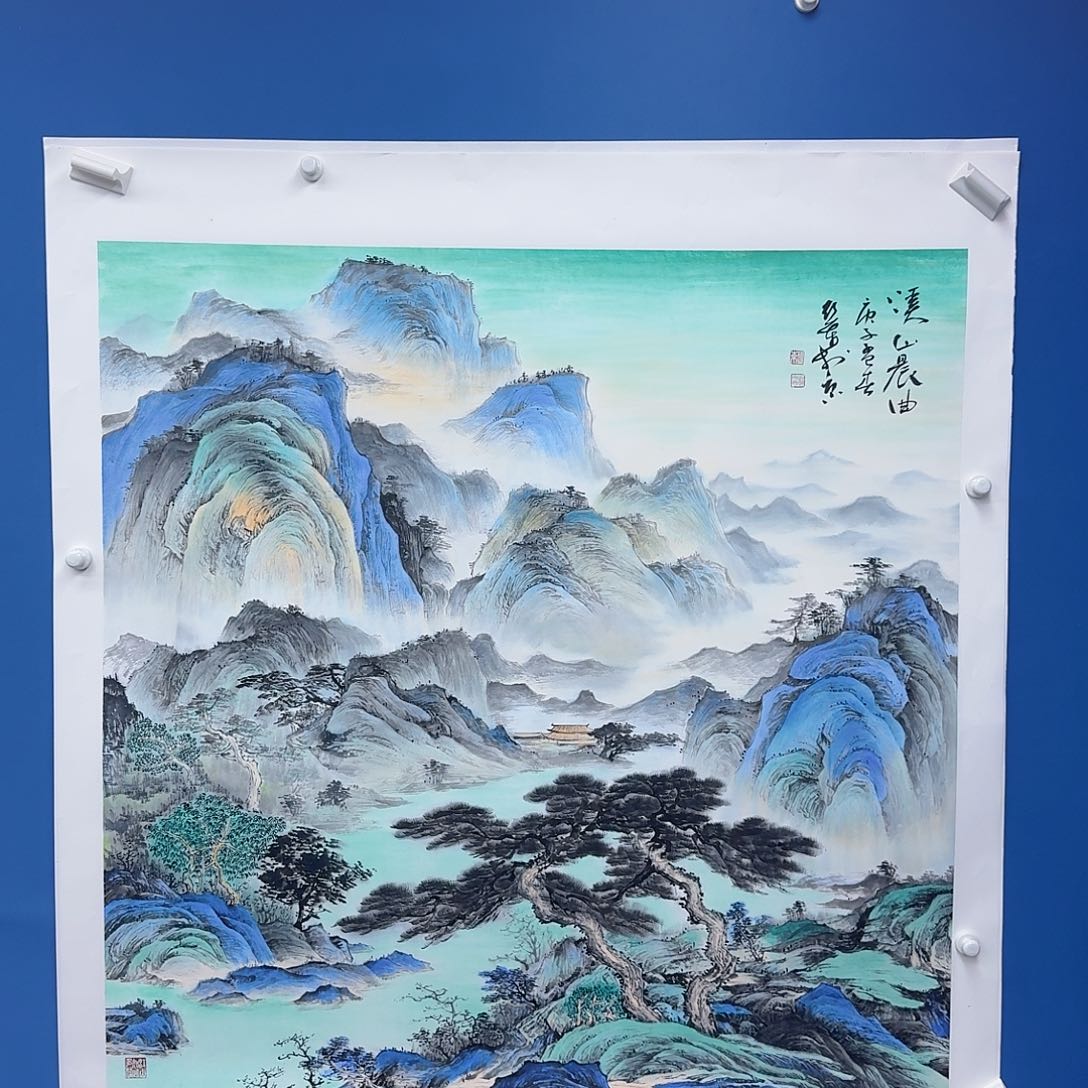 国画多次参加国内外大型