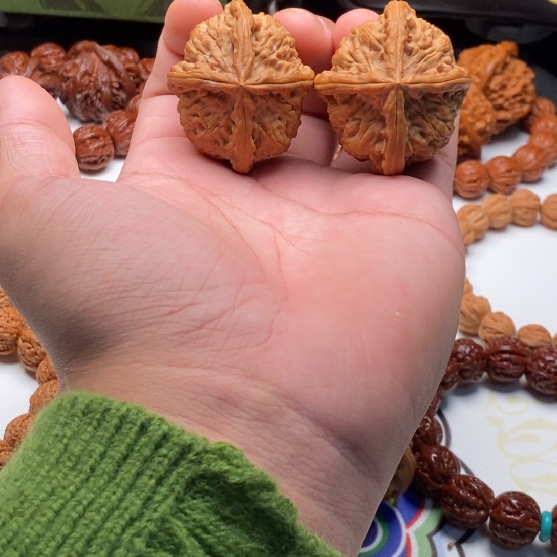 手串文玩核桃46全品玉玺正四棱