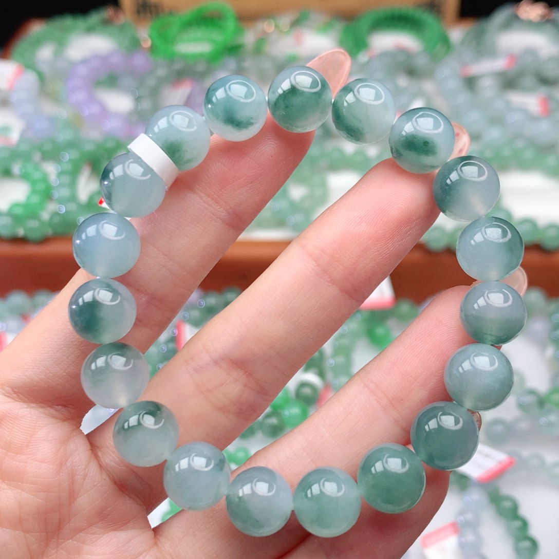 翡翠手链未镶嵌翡翠10mm