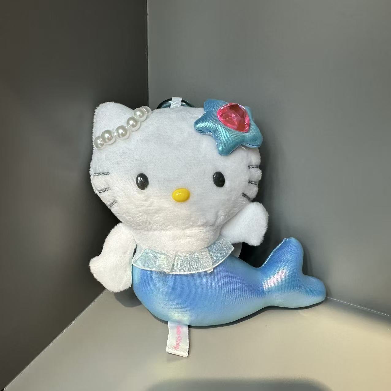 NIC限定美人鱼kitty包包挂件夏日黑皮晒黑kt人鱼挂饰