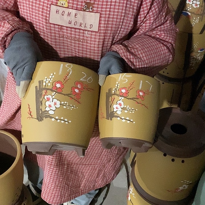 紫砂花盆紫砂花盆