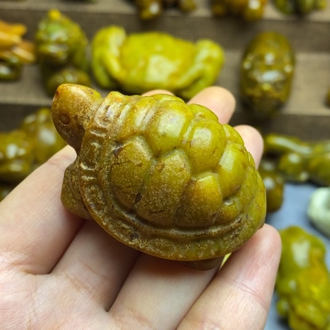 蛇纹石玉未镶嵌颈饰32