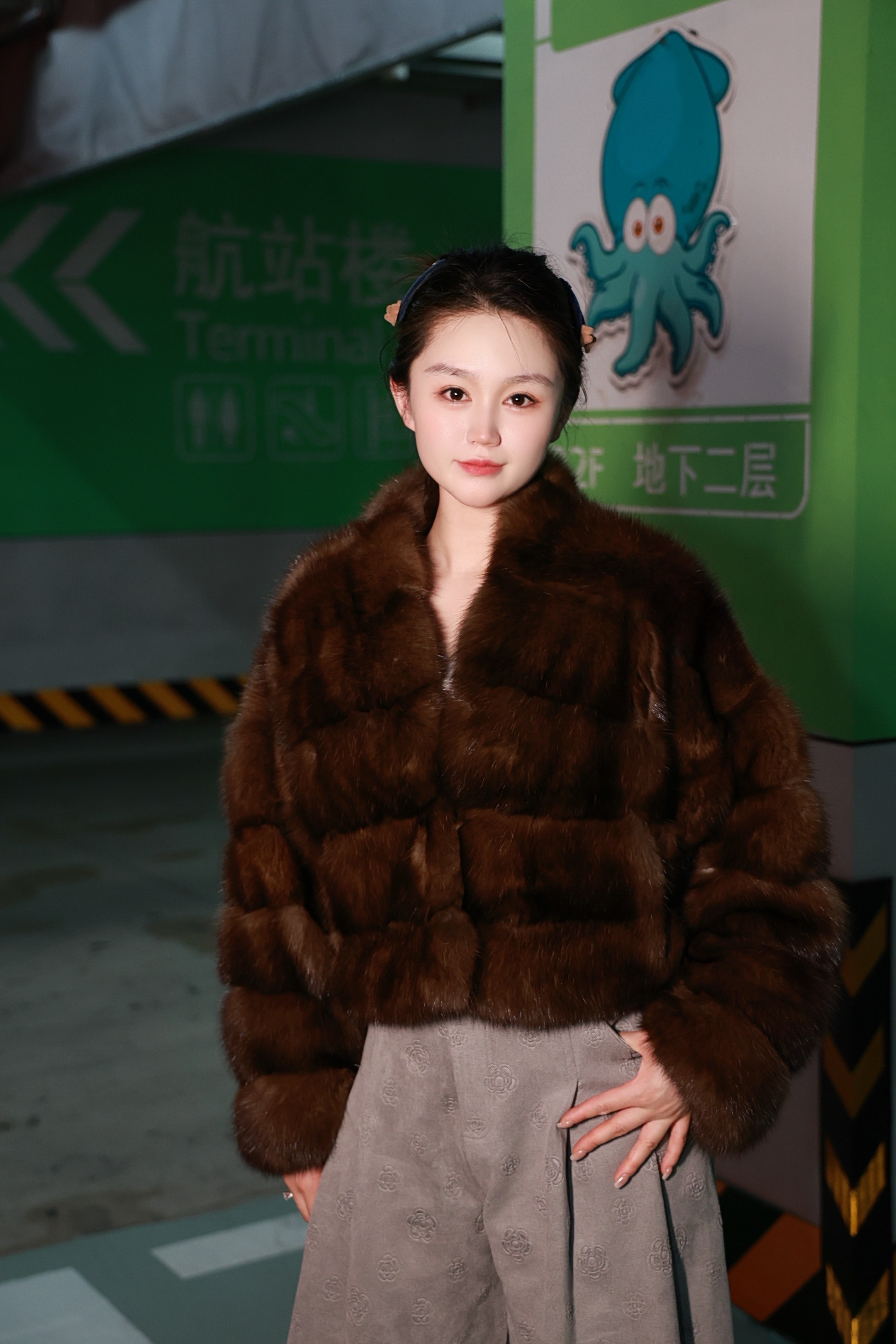 貂皮大衣女款冬季外套