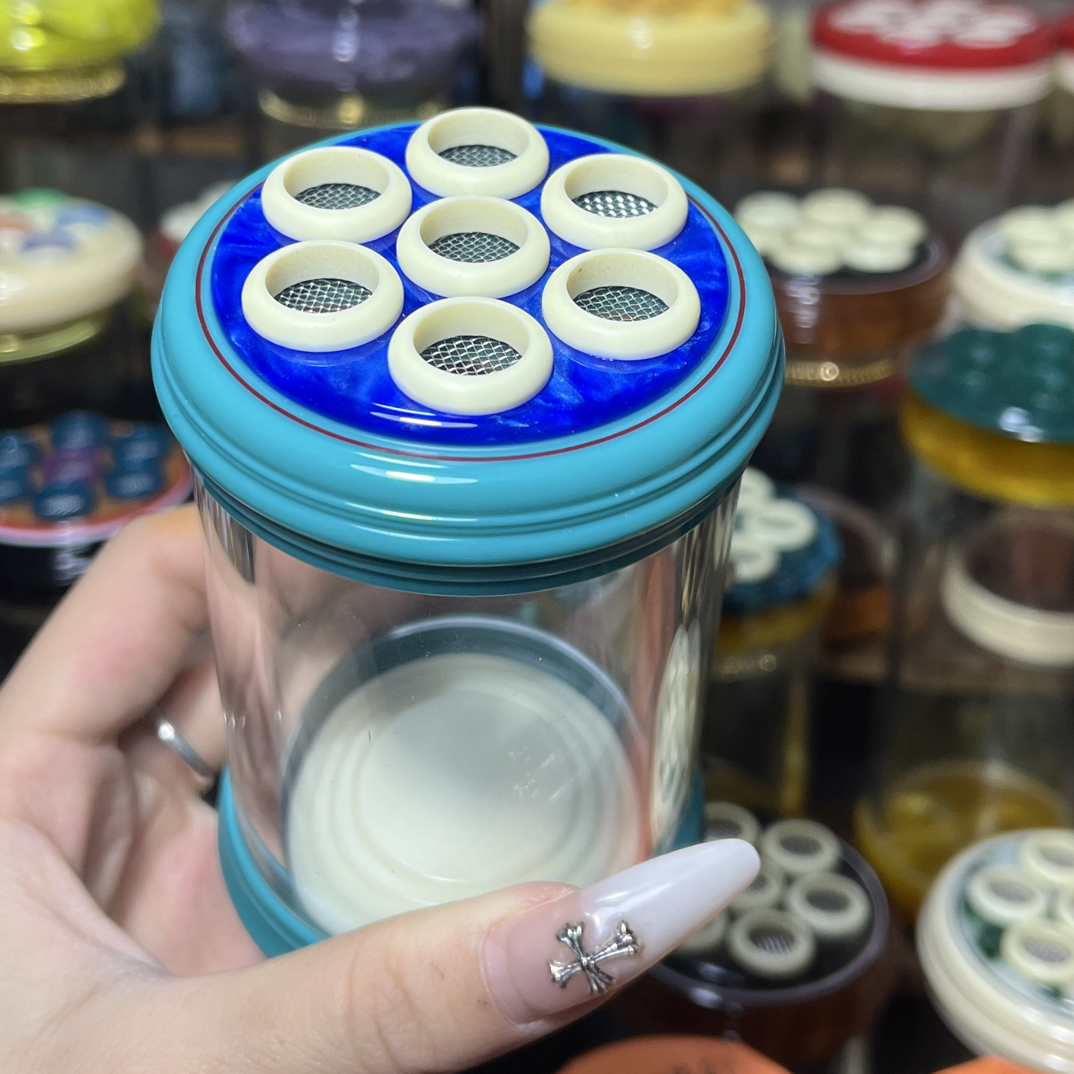 小欣精选_天水碧 松石蓝60口径蝈蝈罐