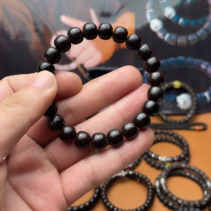 宁***文椰蒂手串10✖️9老行素圈