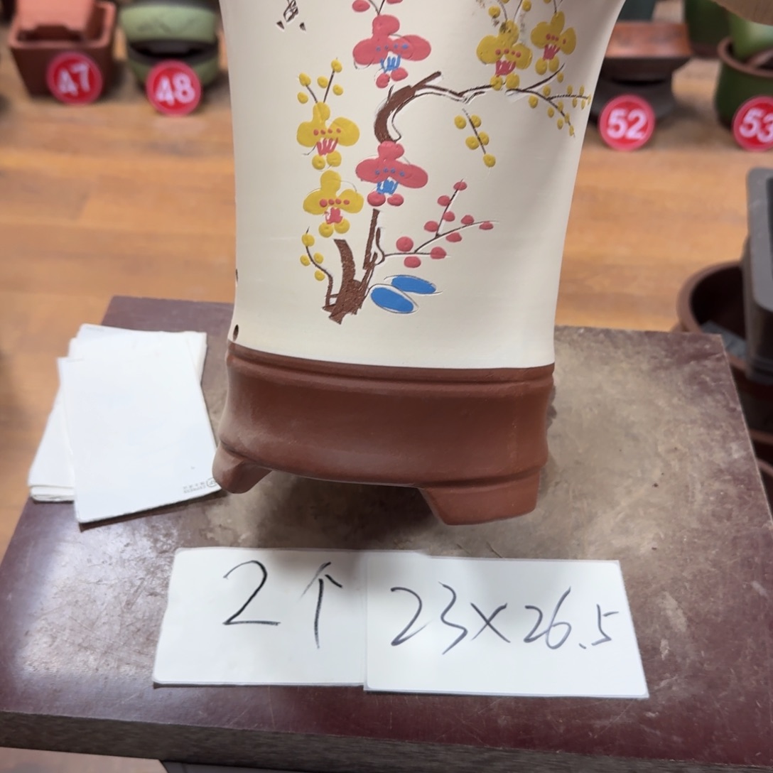 山***子紫砂花盆破损包赔