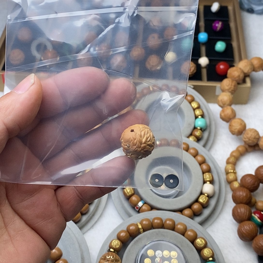 猴头核桃手串小*洋配饰