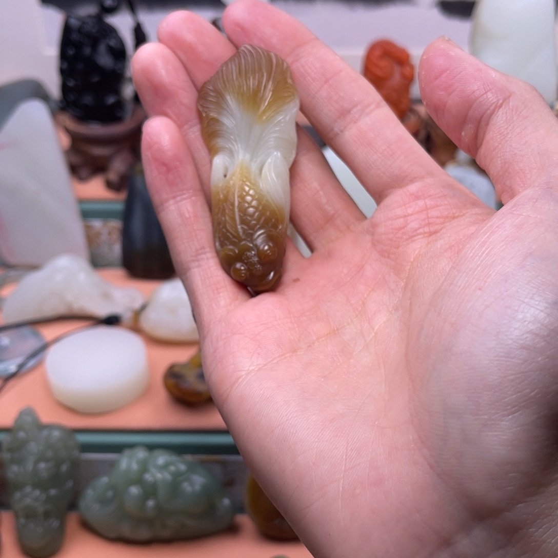 和田玉（糖玉）颈饰未镶嵌?****乐