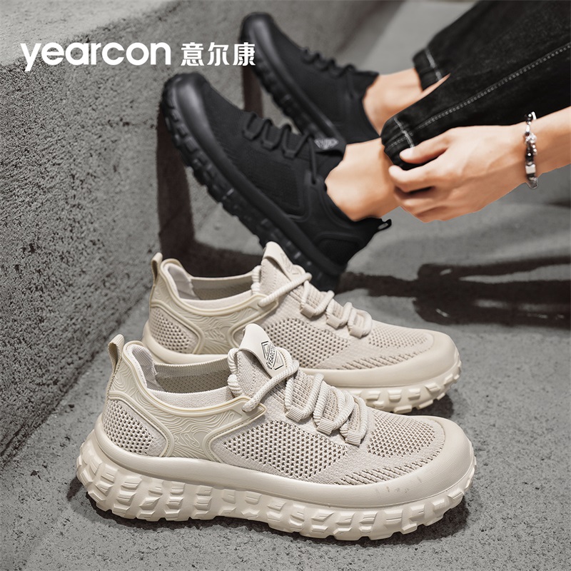 YEARCON/意尔康潮流时尚休闲鞋运动鞋增高轻便平跟薄款夏季休闲鞋