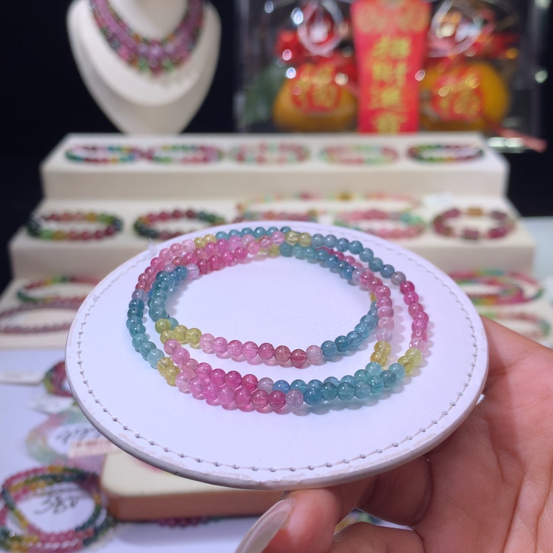 碧玺手链未镶嵌碧玺