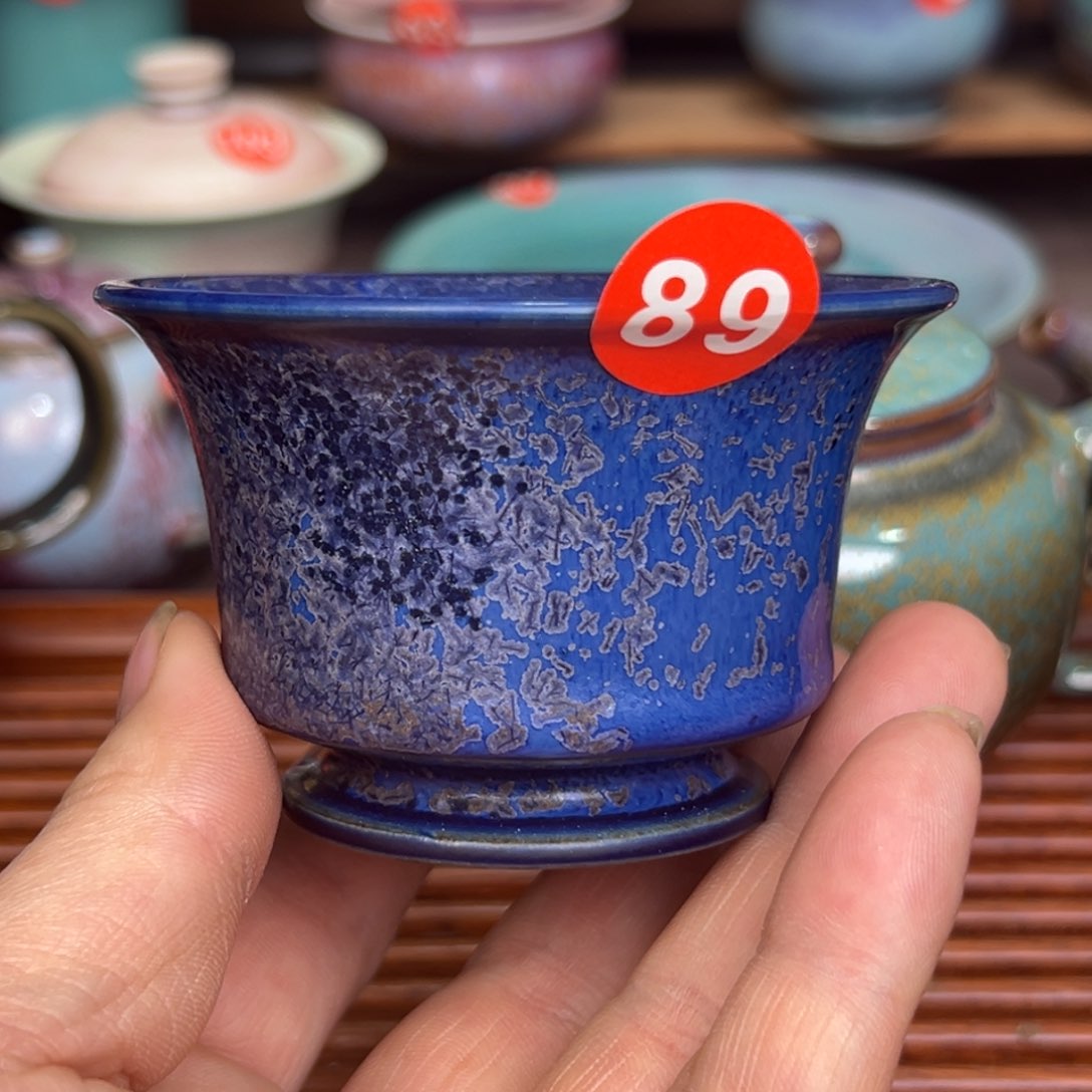 手工制作钧窑茶器