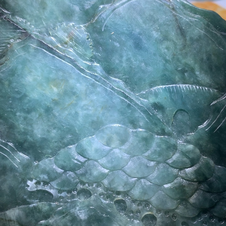 翡翠未镶嵌颈饰保真天然A货翡翠