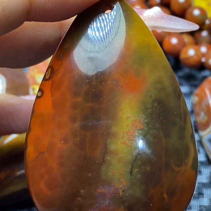 玛瑙/玉髓未镶嵌颈饰老***哈