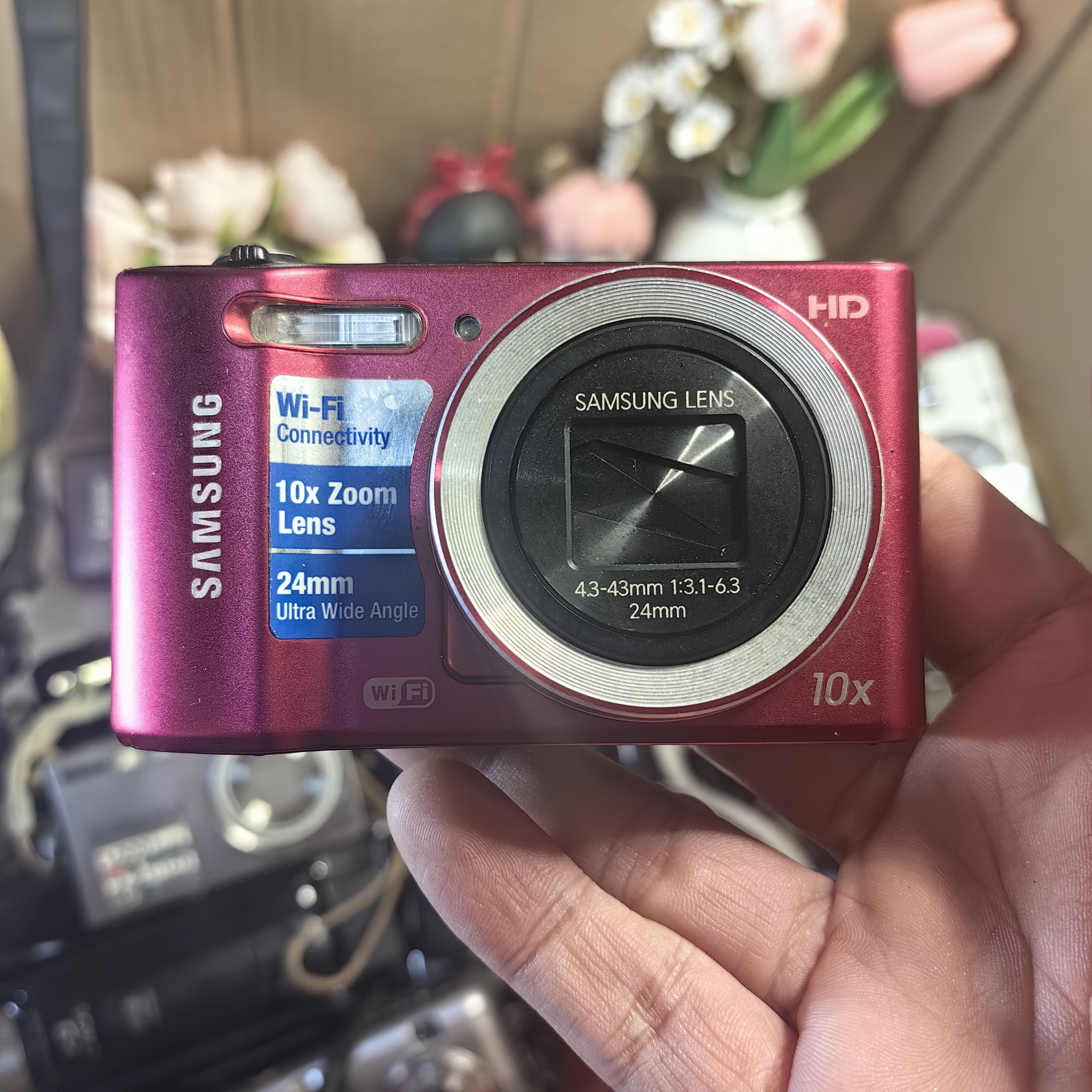 8新 Samsung/三星 三星wb30f相机，功能全好，品相如图，配件齐全