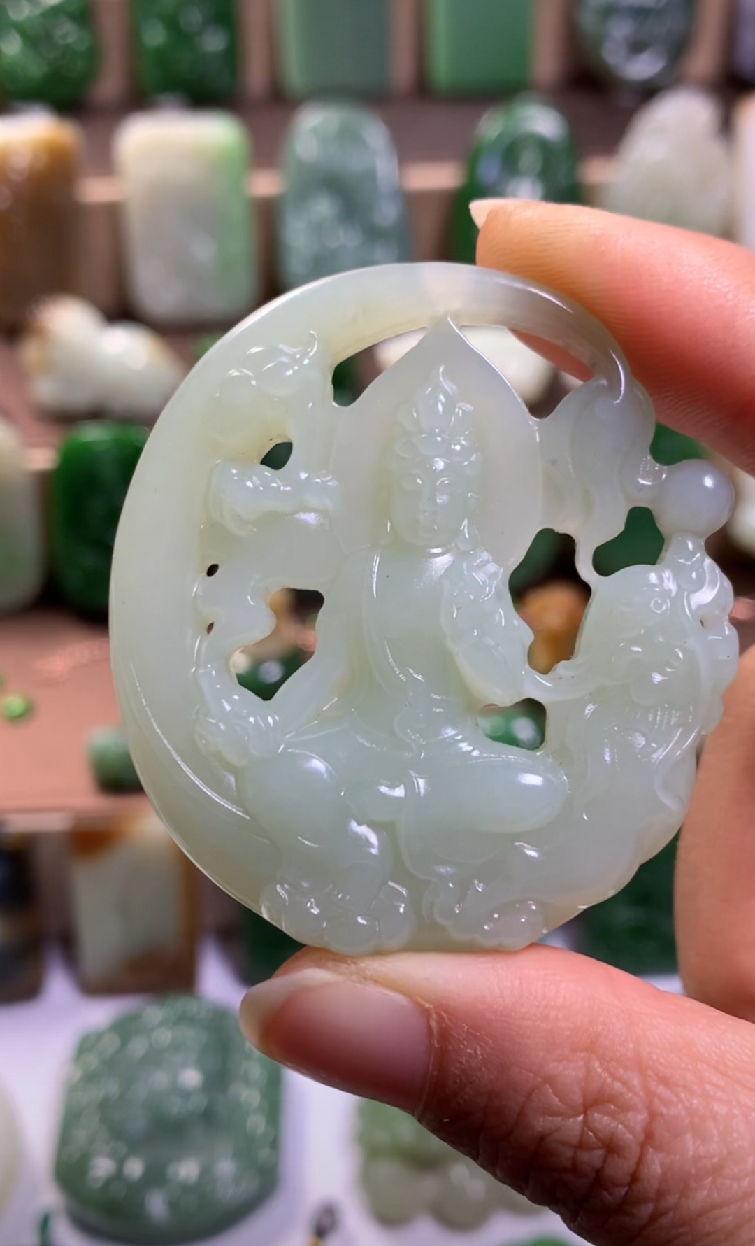 和田玉挂件未镶嵌