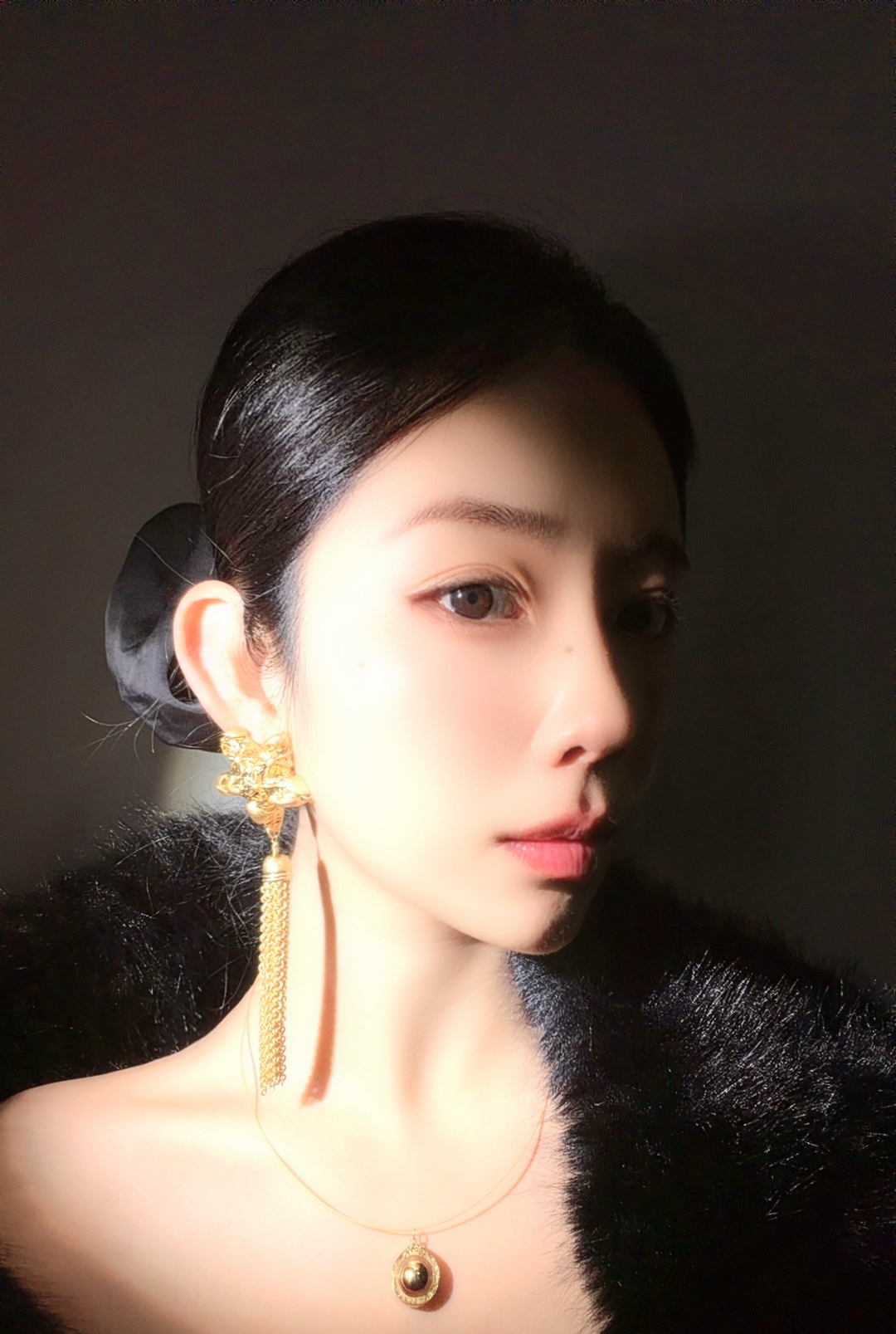 铜合金锆石耳饰 铜合金珐琅耳饰气质复古宫廷风欧美风100-120