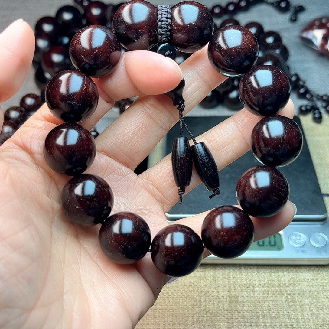 檀香紫檀（小叶紫檀）多**城1.8 13颗 满星