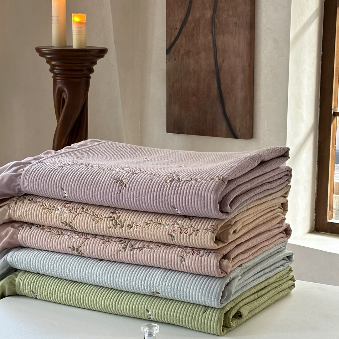 过款链接（双面单人学生透气简约床盖三件套大号）一物一拍别墅小区