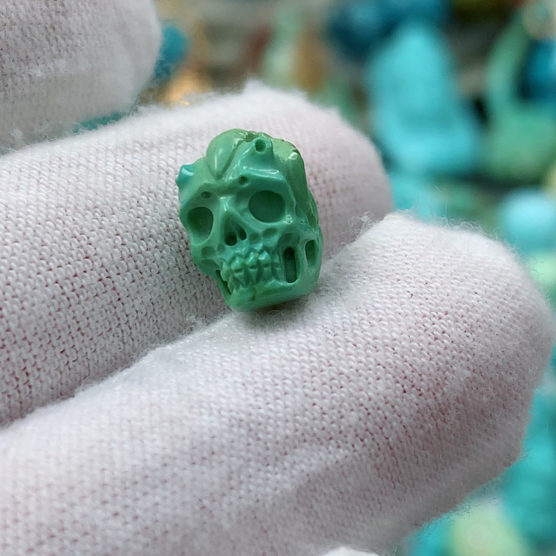 绿松石珠宝奇石未镶嵌