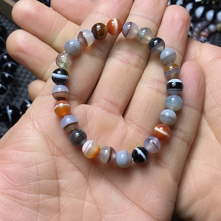 玛瑙/玉髓手链未镶嵌