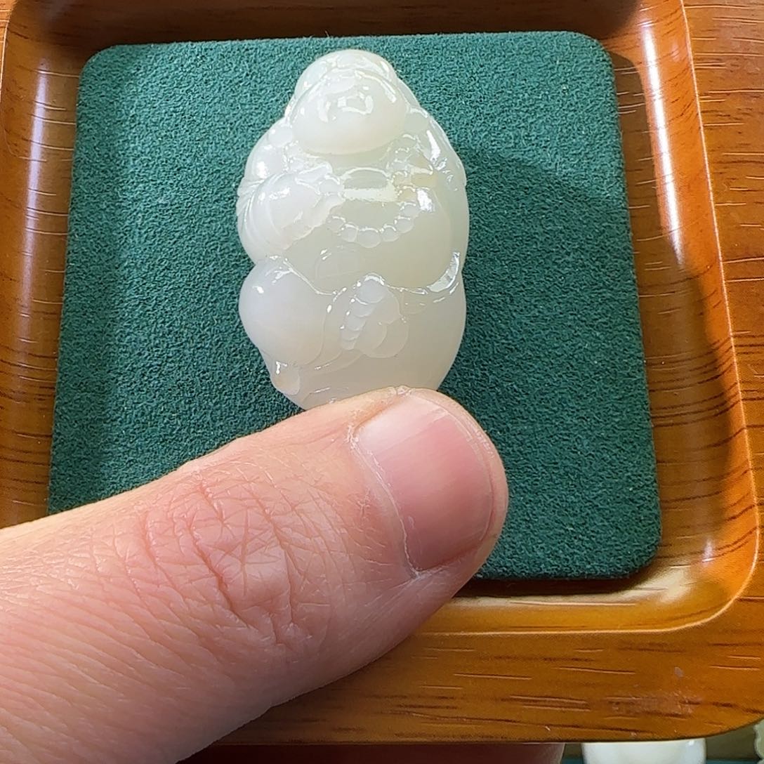 和田玉（糖玉）颈饰未镶嵌老*