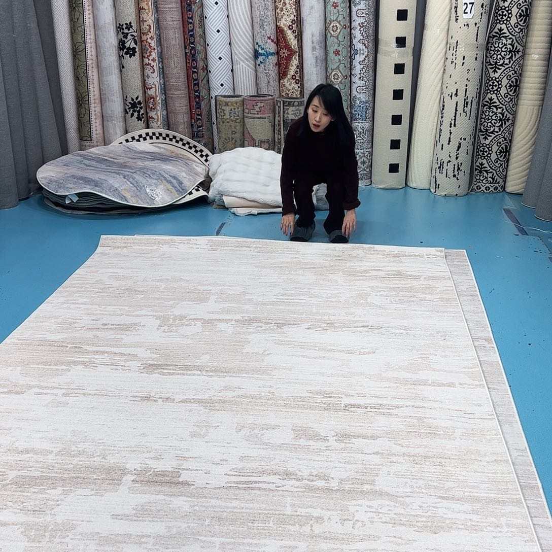 混纺200×300误差±1-3cm精编细砂仿羊绒棉布底微瑕