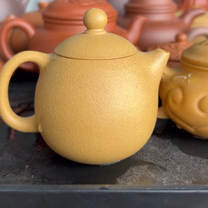 紫砂茶案黄金龙蛋150cc