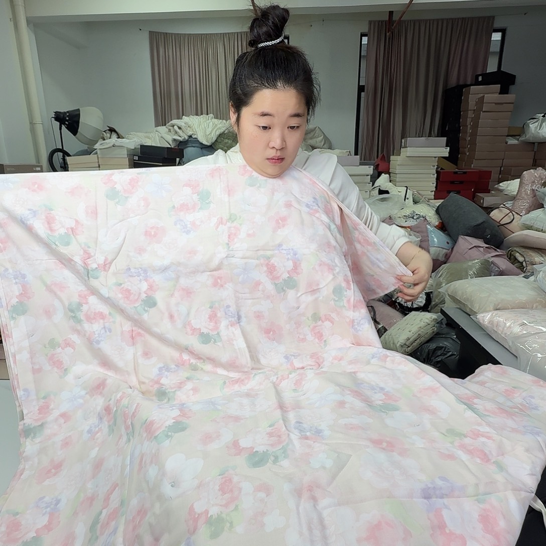 棉全棉双层纱四件套加大539