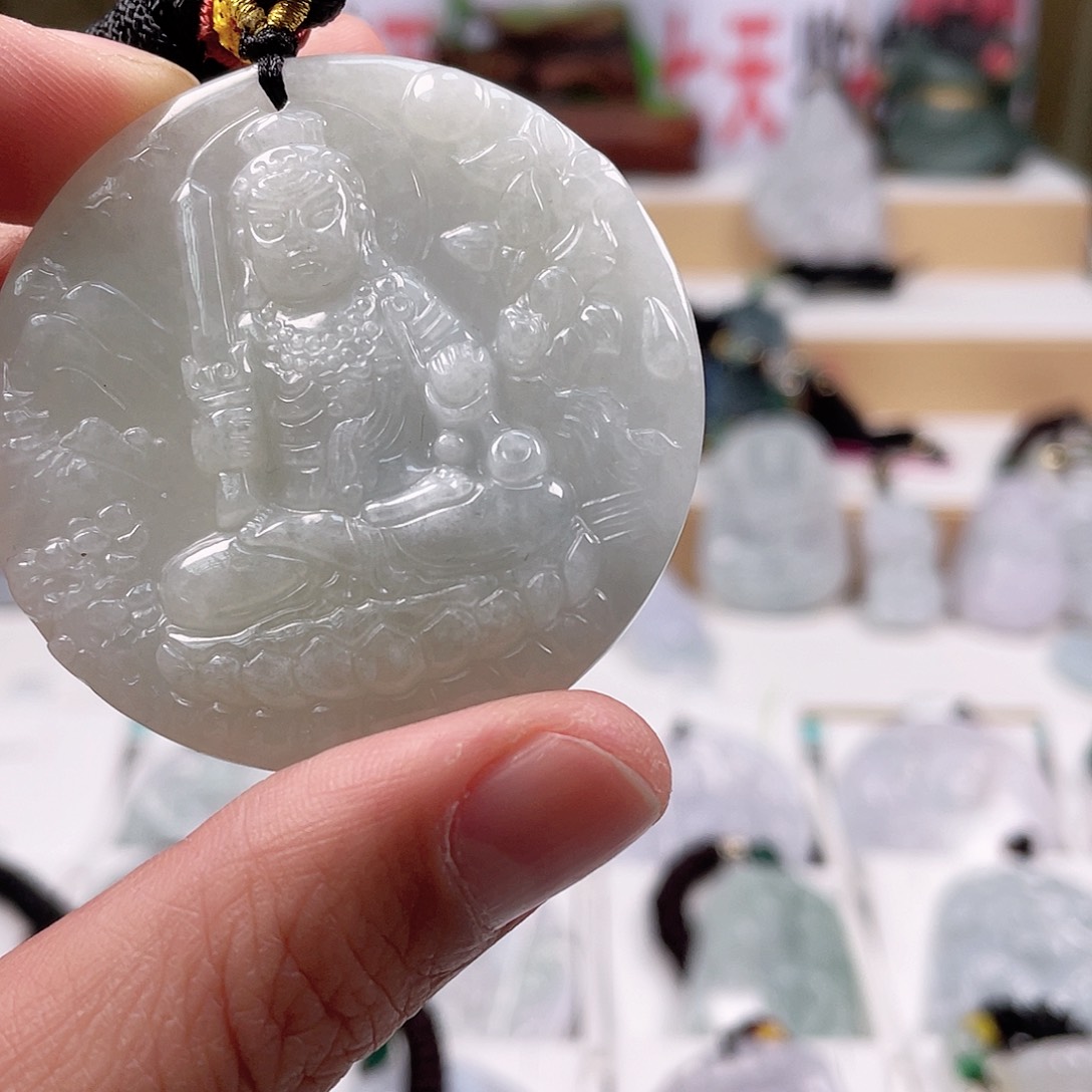 翡翠颈饰未镶嵌0531挂件