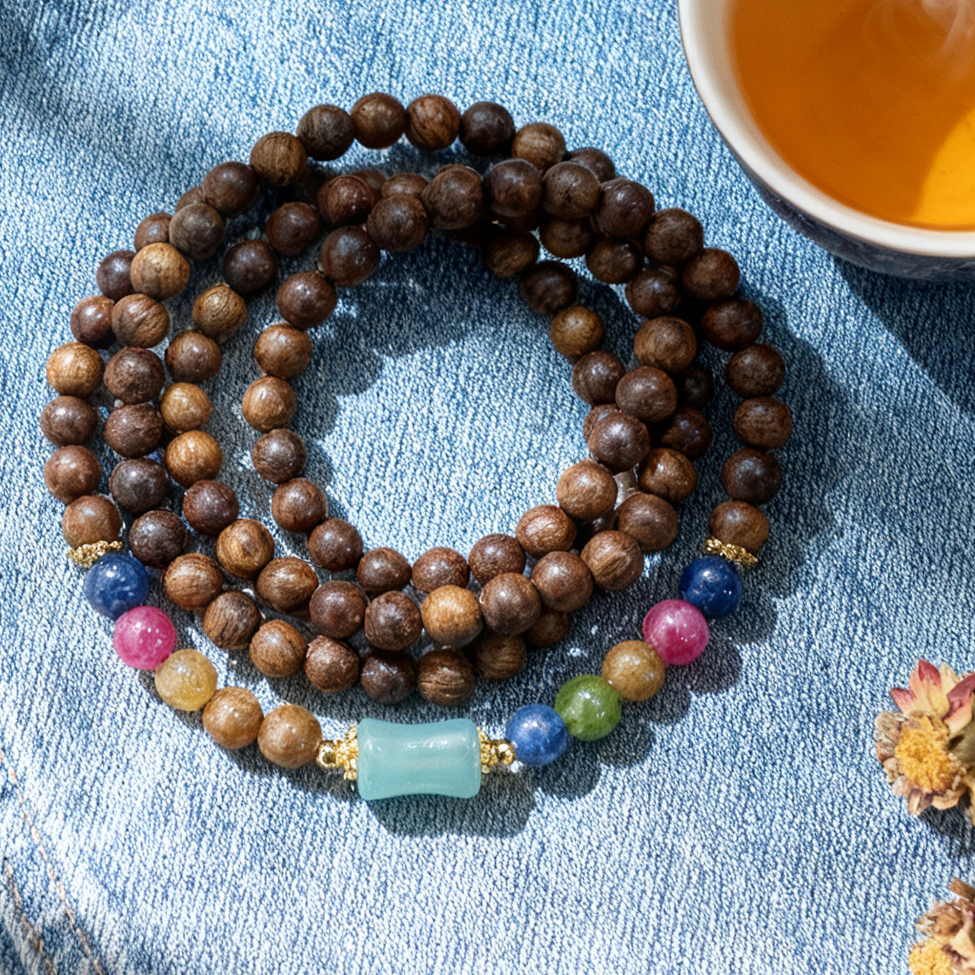 黄花梨项链（无礼盒）@@YS2043