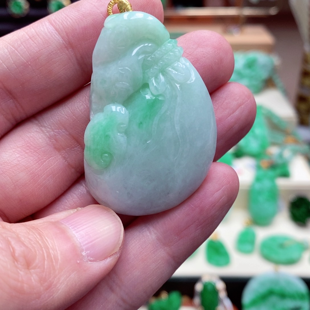 颈饰未镶嵌翡翠翡翠吊坠