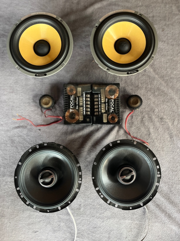 劲浪ES165k+阿尔派S65整套汽车喇叭