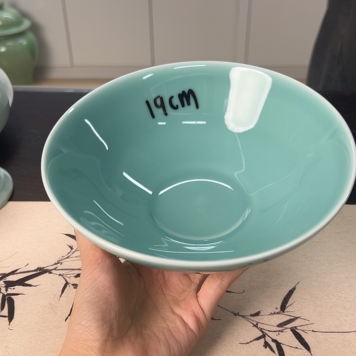 龙泉云间青瓷小米茶器