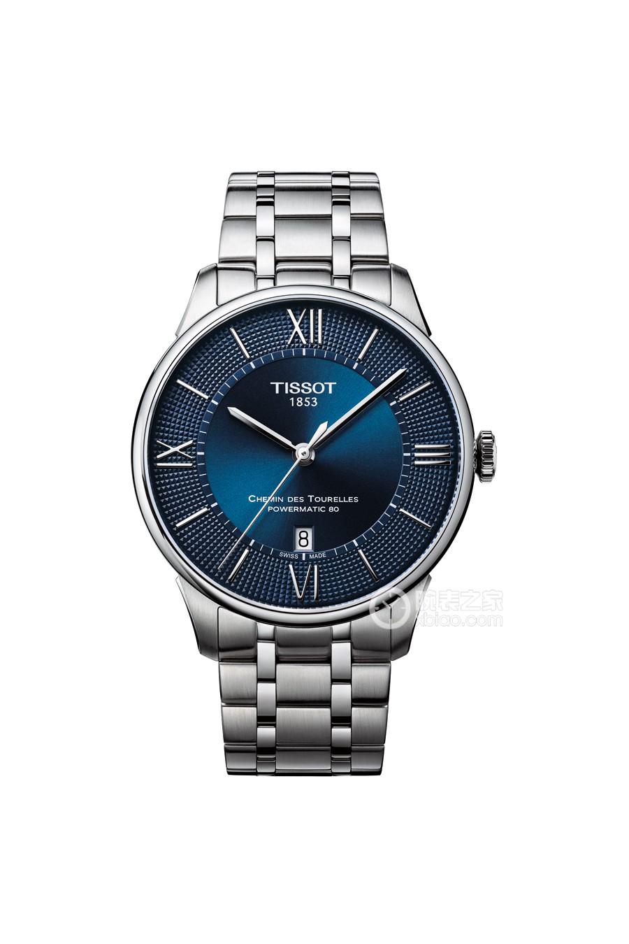 95新 Tissot/天梭 名奢/天梭杜鲁尔钢带蓝盘/表径42