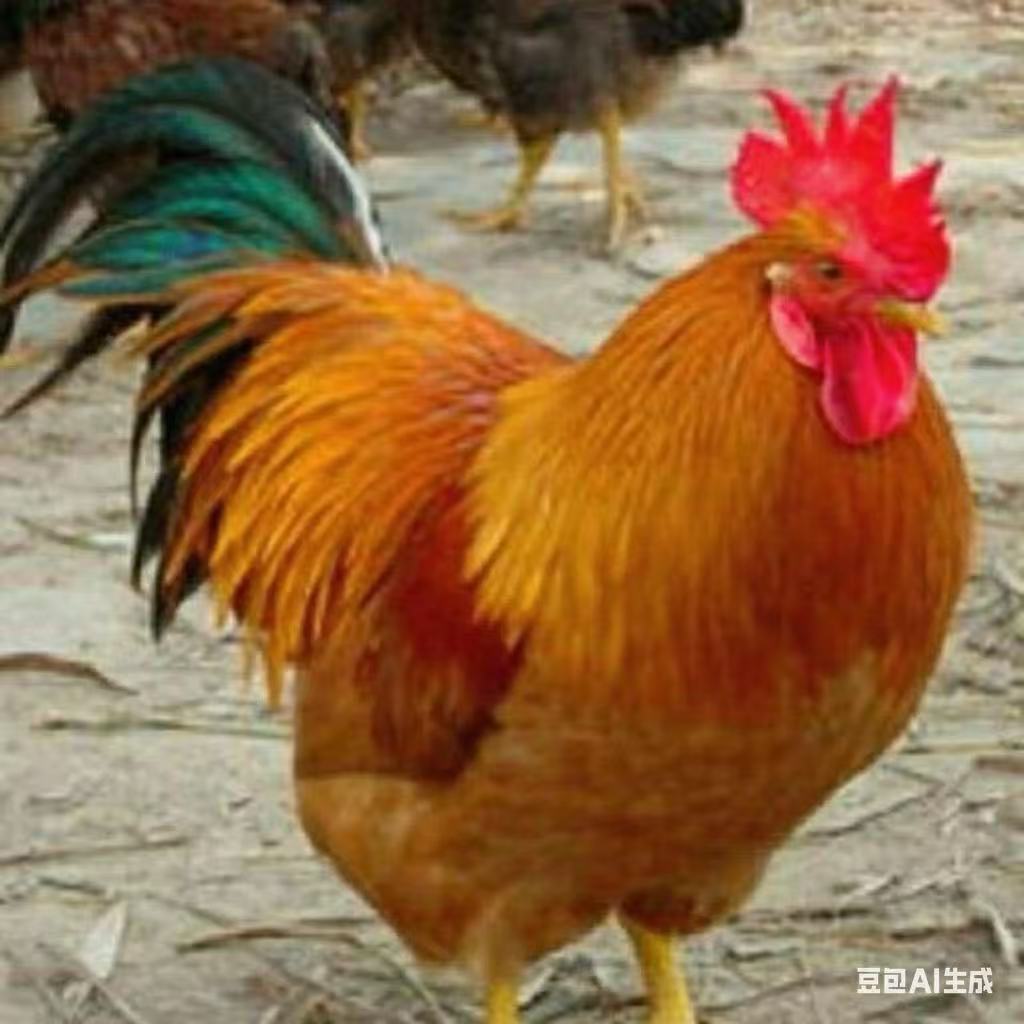 九斤红纯种散养土公鸡活体包邮到家可作宠物鸡