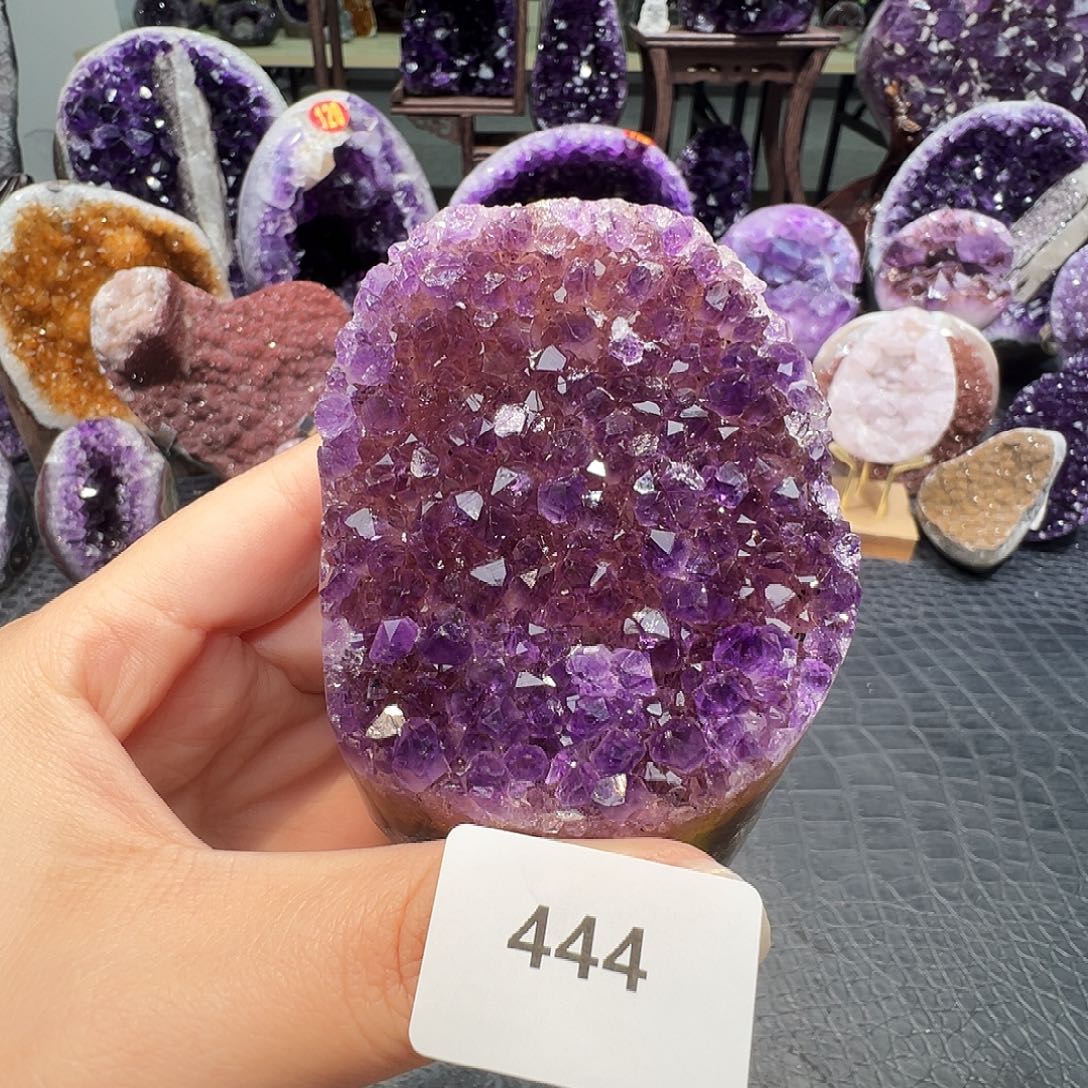 紫晶珠宝半成品未镶嵌