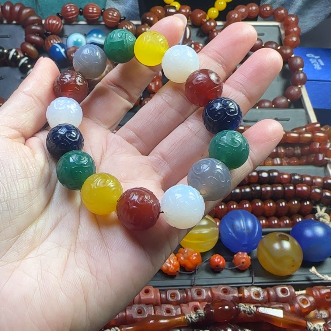 未镶嵌手链玛瑙/玉髓Z*M