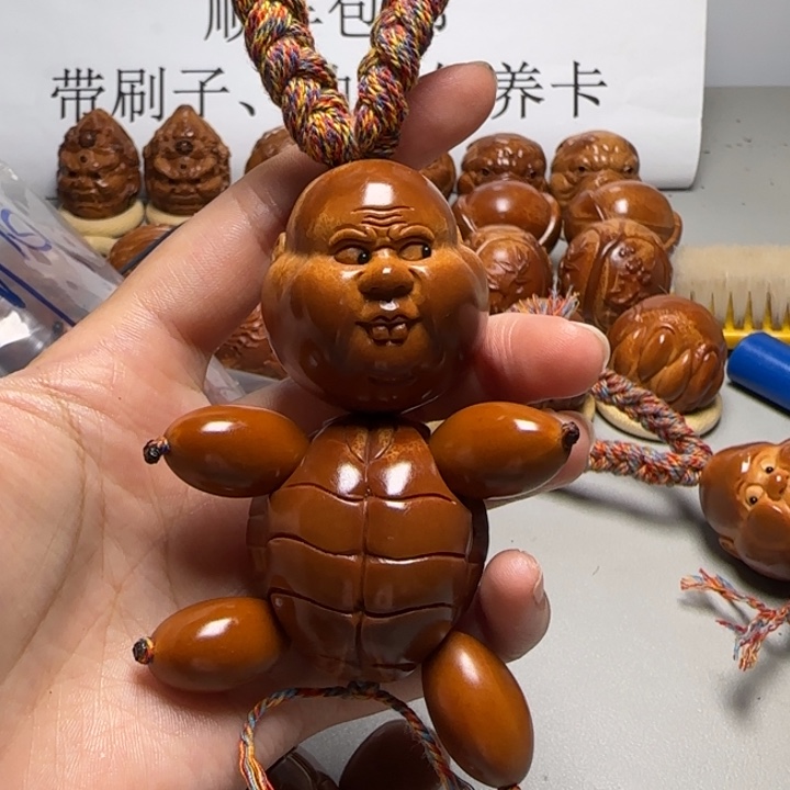 湫***水手串/手链橄榄核橄榄核核雕
