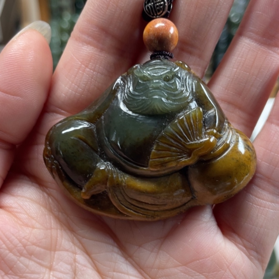 【闪购商品】岫岩河磨玉（透闪石质玉）挂件未镶嵌