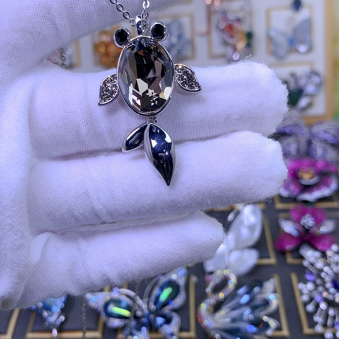 合成立方氧化锆铜毛衣链