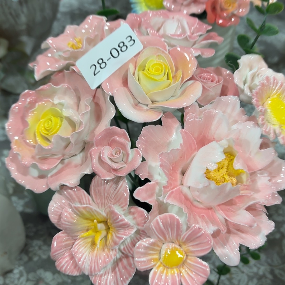 陶瓷花，20元发货，退款拉黑2883