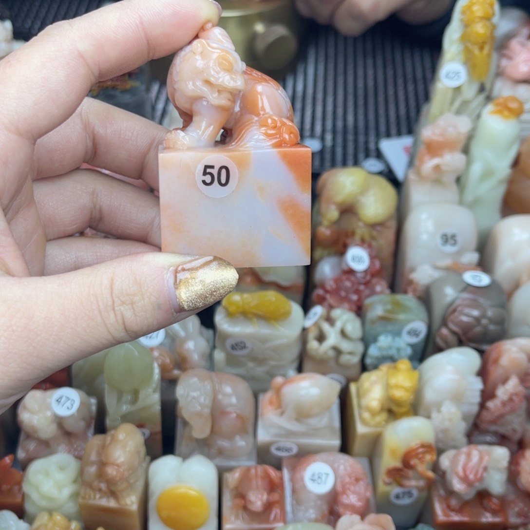 寿山石印石阁*老挝石