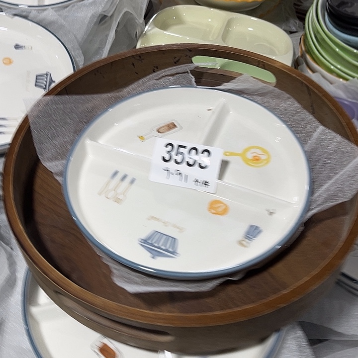 瓷微瑕外贸餐具3593