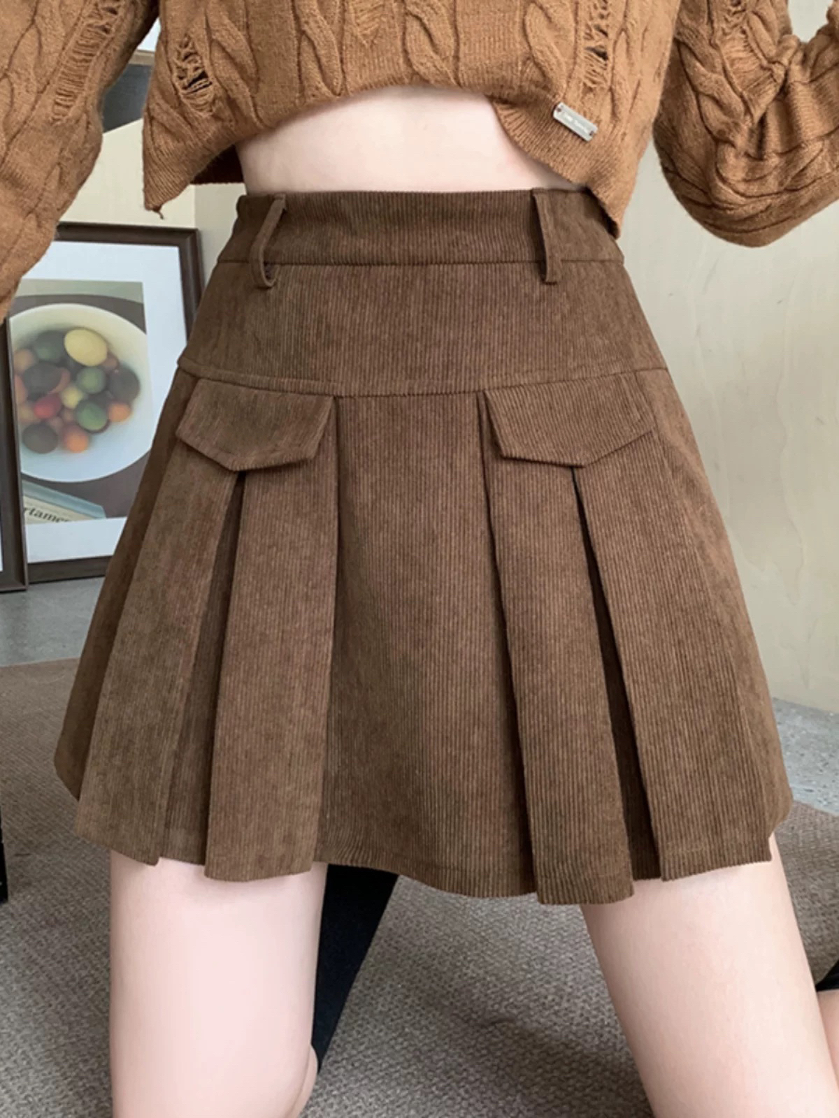 312-4#新款女装时尚短裙