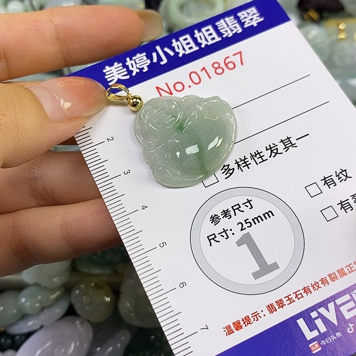 翡翠未镶嵌颈饰翡翠