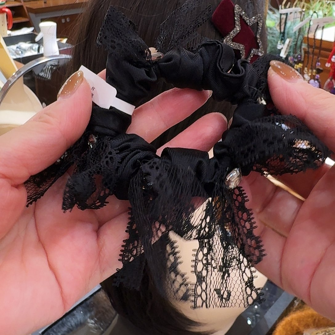 皮质非金属黑色发饰